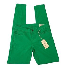 ANGRY RABBIT made in USA Green midrise‎ skinny jeans , size 29 — new!